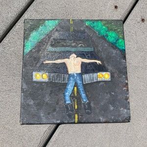 SUPERNATURAL PAINTING DEAN WINCHESTER